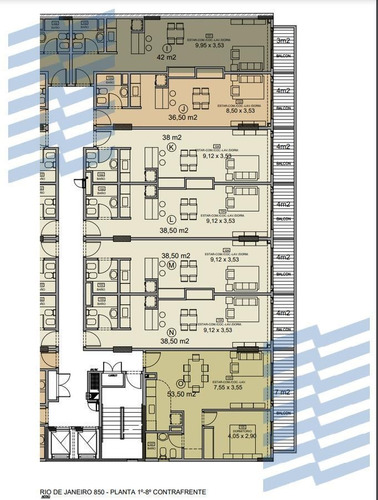 Imagen 14 de 17 de Departamento - Caballito-monoambiente Con Amenities 5to K Entrega Mayo 2022!! Cash
