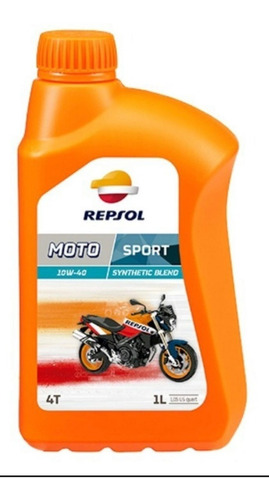 Aceite 10w40 Semi-sintetico Repsol 4t 1 Lt