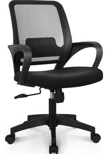 Neo Chair Silla De Oficina Para Escritorio Ergonómica,. Color Negro