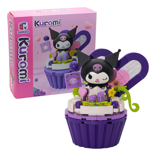 Bloques Armables Cupcake Kuromi Hello Kitty Sanrio Figura