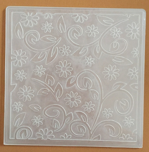 Placa De Textura Alto Relevo Embossing Folder