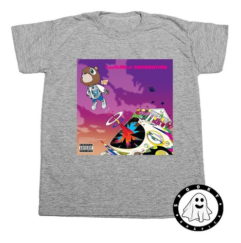 Remera Kanye West- Graduation Algodón Rap Hip Hop