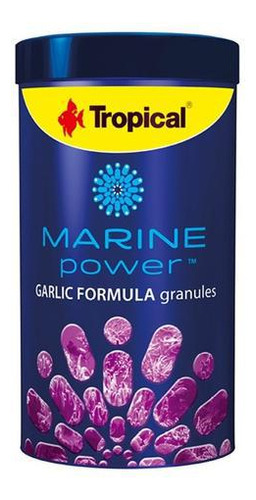 Ração Tropical Marine Power Garlic Formula Granules 600g