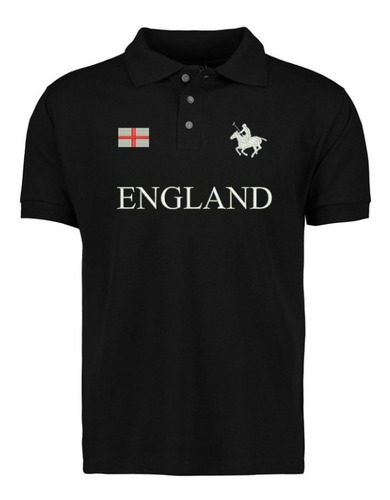 Playera Polo England Bordada