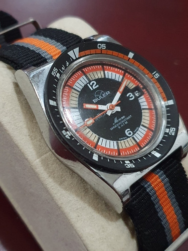 Imagen 3 de 6 de Reloj Tipo Diver Buler Monza Vintage