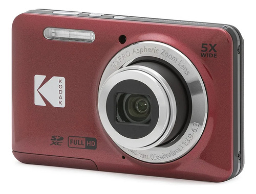 Câmera Digital Kodak Pixpro Fz 55 (vermelha)