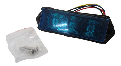 Estrobo Luz Estroboscopica 3 Leds 3w 12v Federal Signal 