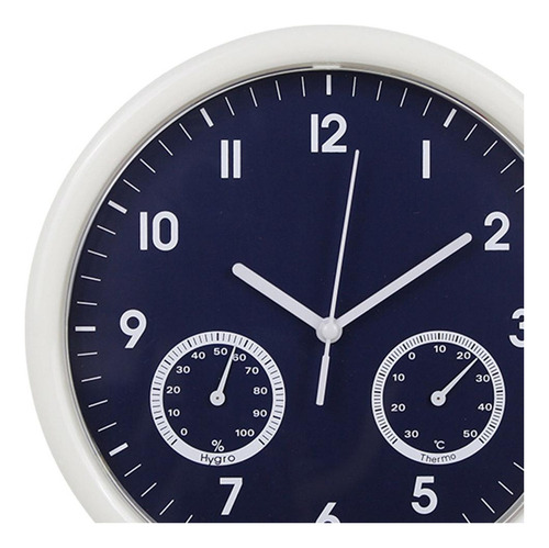 Moderno Reloj De Pared De 10 Pulgadas Temperatura Y Humedad