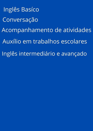 Imagem 2 de 2 de Aulas Particulares De Inglês Onlines