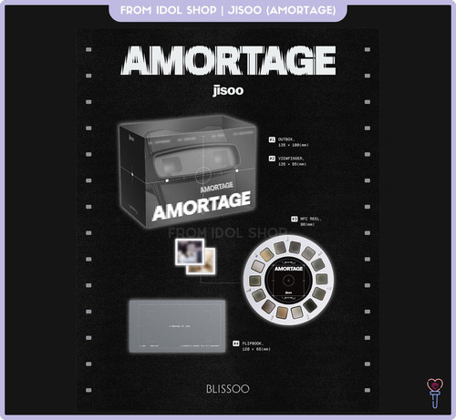 Jisoo (blackpink) Álbum Amortage (reels Ver.) Original