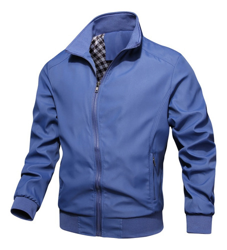 Chaqueta Casual De Cuello Alto De Negocios Para Hombre