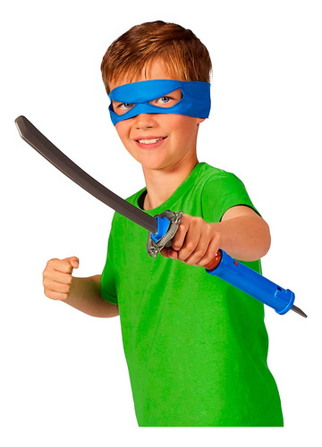 Bandana E Katana Do Leonardo - Tartarugas Ninja Mutations