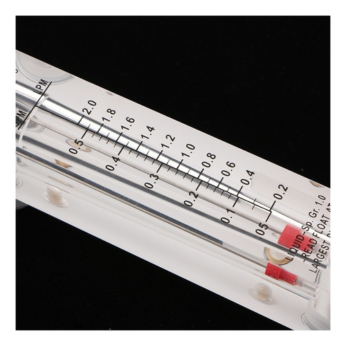 Para . Rotómetro De Flujo Líquido Lazhu For Agua 0.05-0.5gpm