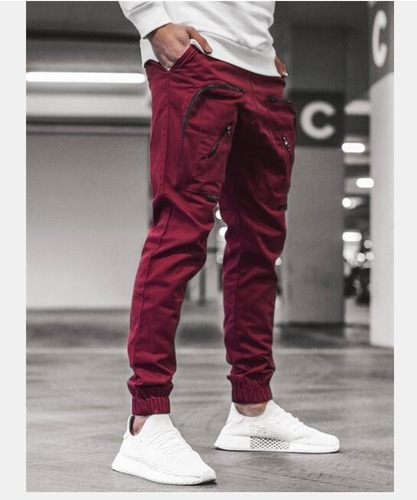 Pantalones Cargo Con Bolsillo Streetwear Joggers Hip Hop