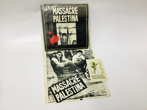 Massacre Palestina, Vinilo Original 1987, Nuevo!, No Envío!