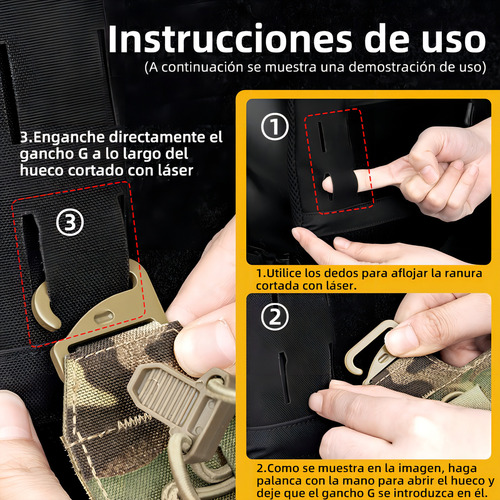 Porta Cargador Triple Táctico Ferro Para Arma Larga Fx05 M4 Color Coyote Brown