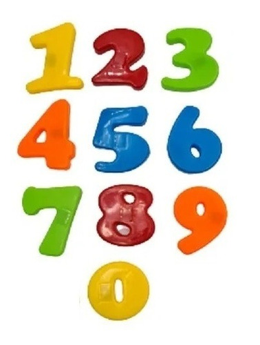 Imagen 3 de 6 de Letras Y Numeros Magneticos Didactico En Blister Jlt Fd8368
