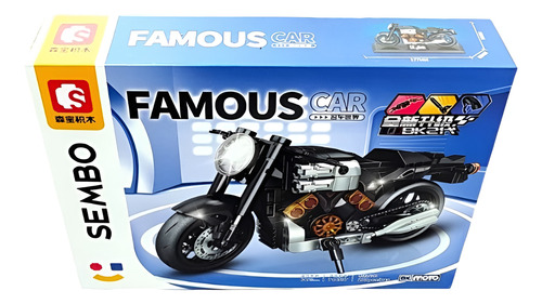 Bloques Para Armar Sembo Motos Bk Famous Car Cantidad De Piezas 200