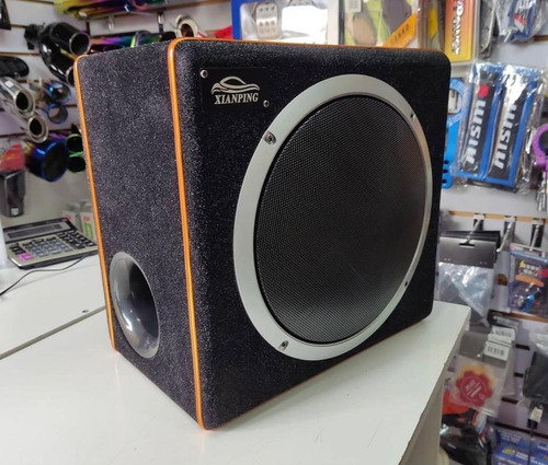 Subwoofer Amplificado + Kit Instalacion Sonido Auto Camionet