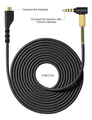 Cable De Audífonos De Audio Para Steelseries Arctis 7 5 3
