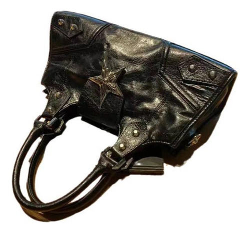 Bolso De Mano Gótico Con Cremallera Para Mujer, Estilo ,