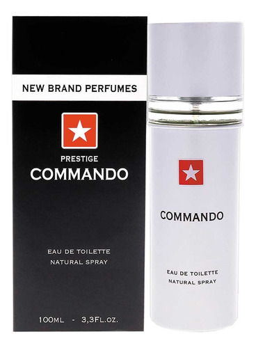 Perfume New Brand Prestige Commando 100 Ml Edt Original