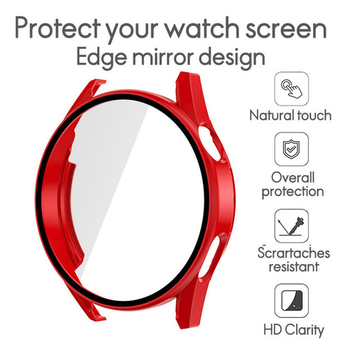 Vidrio Templado + Funda Case For Huawei Watch Gt2 42mm, 6u