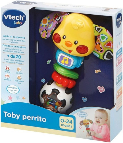 Imagen 2 de 8 de Sonajero Didactico Toby Perrito Luz Y Sonido Original Vtech