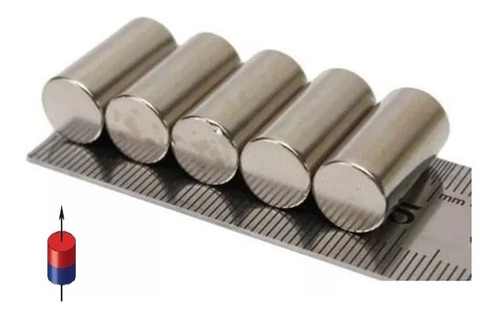 1 Iman Neodimio Cilíndrico 10mm X 20mm Super Potente Xto