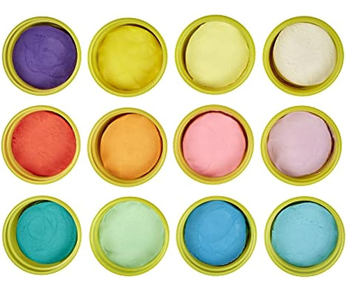 Paquete De 12 Botes D Plastilina Play Doh Multicolor ;o