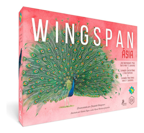 Wingspan Ásia Jogo De Tabuleiro Para 2 Jogadores