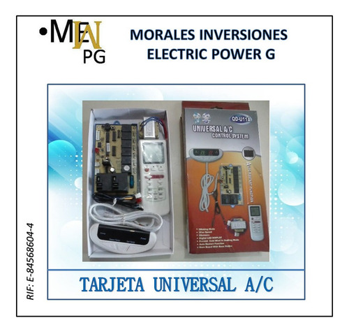 Tarjeta Universal Aire Acondicionado 