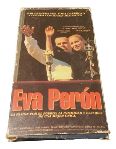 Eva Peron!! Película Nacional En Vhs!!