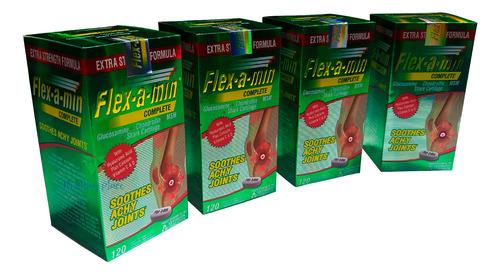 Flex-a-min Cartilago De Tiburon Oferta X 4 - L a $1