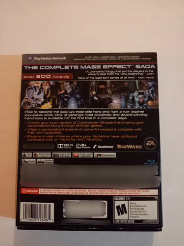 Mass Effect Trilogy Ps3 Edición Especial (Usado)