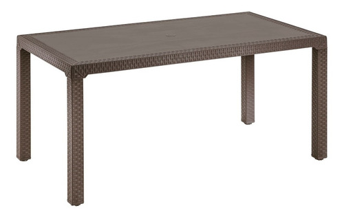 Mesa Eterna Familiar Apariencia Rattan Wengue 150x80