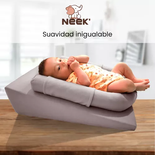 Cojin Antirreflujo Ergonómico Colchón Almohada Bebé Cuna Soporte – Neek'  Cotton