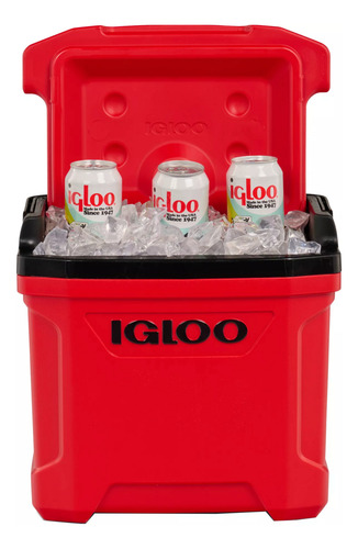 Igloo Latitude Hielera Portatil 16qt(15.14 Lts) Red Heat 2