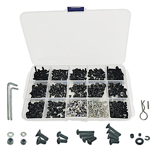 522pcs Rc Tornillos Kit Reapir Tool Box Set Hardware Su...