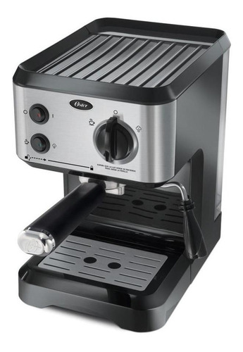Imagen 2 de 2 de Cafetera Oster BVSTECMP65 automática plateada para expreso y cápsulas monodosis 220V