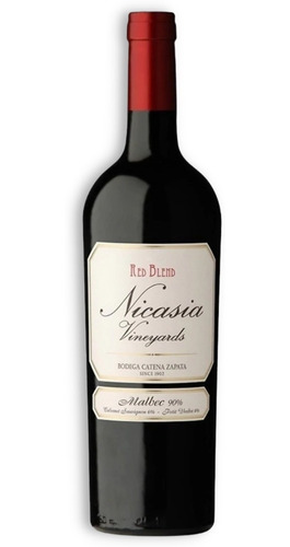 Nicasia Vineyards Vino Red Blend Malbec 750ml Catena Zapata