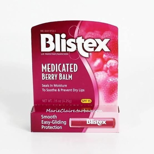 Blistex Medicated Berry Lip Balm Spf 15 Original 