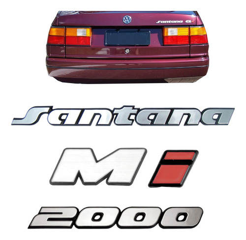 Kit Emblema Santana Mi 2000 1991 92 93 94 95 96 97 98