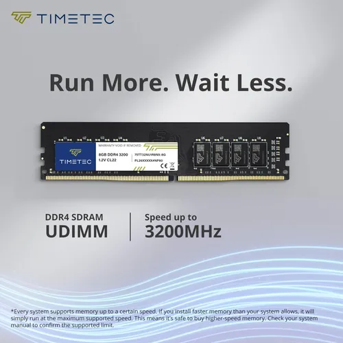 Memória Ram Timetec Ddr4 3200mhz 16gb (2x8gb) Para Casa | MercadoLivre