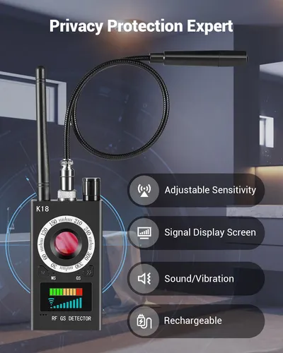 Detector De Cámaras Ocultas Navfalcon Gps Y Infrarrojo