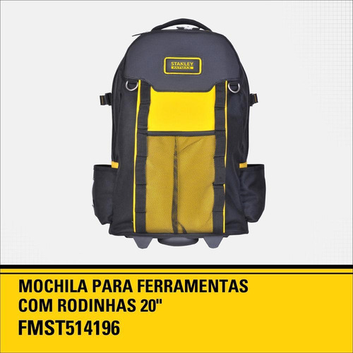 Mochila Para Ferramentas C/ Rodinhas 20'' Fmst514196 Stanley