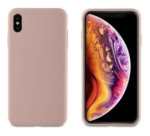 Carcasa Para iPhone XS Max Silicon Marca - Cofolk + Mica 