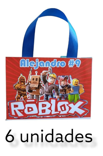 Bolsa Para Dulces O Piñata Personalizada Roblox 6uni