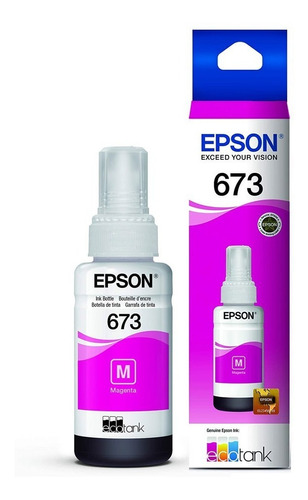 Tinta Epson T673 Negro 70ml L800 L805 L8010