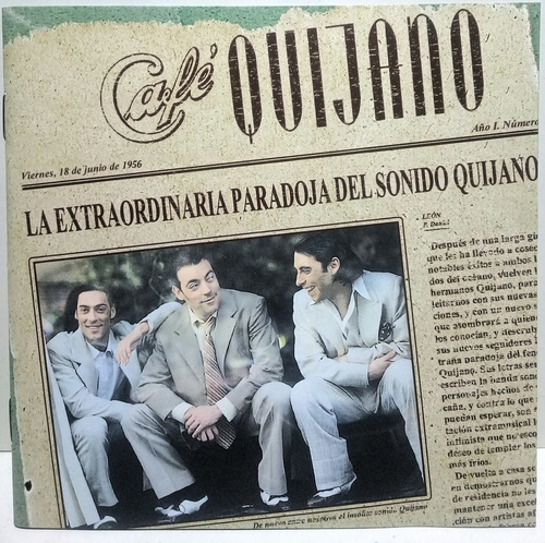 Cd Cafe Quijano (la Extraordinaria Paradoja Del Sonido) 